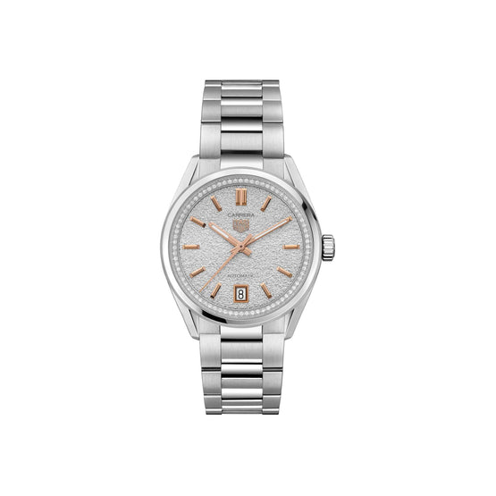 TAG Heuer Carrera Date - 36mm-Steel-Silver