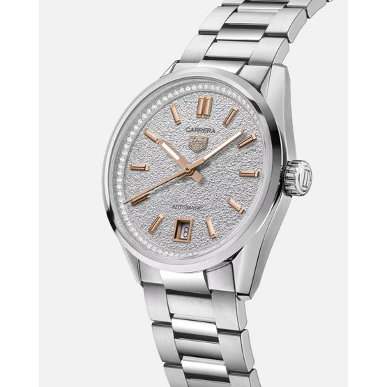TAG Heuer Carrera Date - 36mm-Steel-Silver