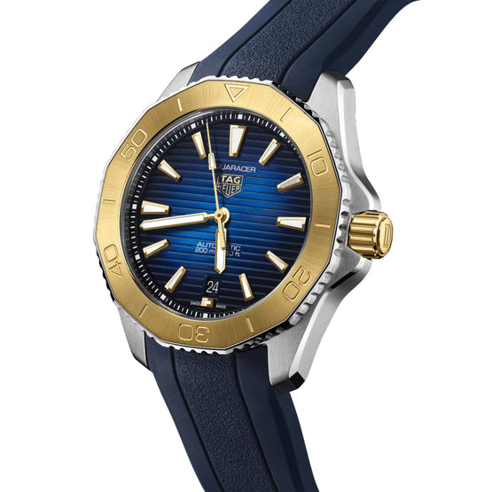 TAG Heuer Aquaracer Professional 200 Date - 40mm-Rubber-Blue