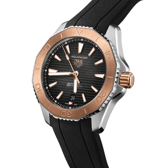 TAG Heuer Aquaracer Professional 200 Date - 40mm-Rubber-Black & Grey