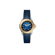 TAG Heuer Aquaracer Professional 200 Date - 30mm-Rubber-Blue & White