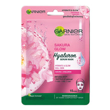 Garnier ซากุระ โกลว์ ไฮยาลูรอน เซรั่ม มาส์ก - 28g