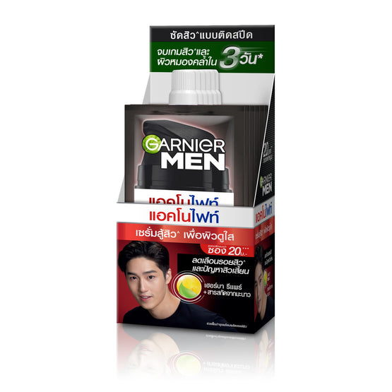Garnier Men Acnofight Brightening Serum - 7ml x6