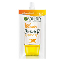 Garnier สกิน แนทเชอรัลส์ ไบรท์ คอมพลีท ซุปเปอร์ ยูวี สปอต-พรูฟ ซันสกรีน - 7ml x6